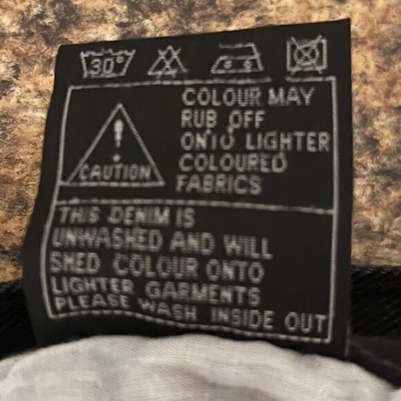 Vintage Countdown Jean Shorts Mens Size 34 Denim Y2K Cargo Baggy Grunge Gorpcore - Picture 6 of 6